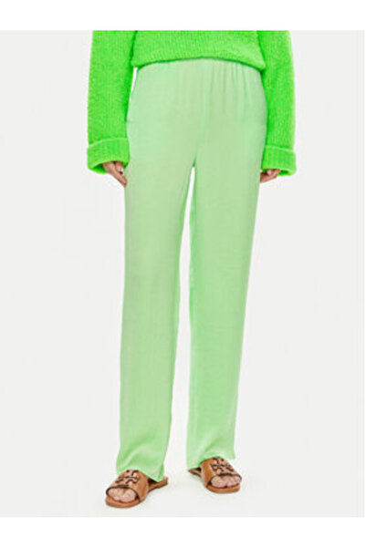 American Vintage Women's fabric trousers WID10DE24 Green