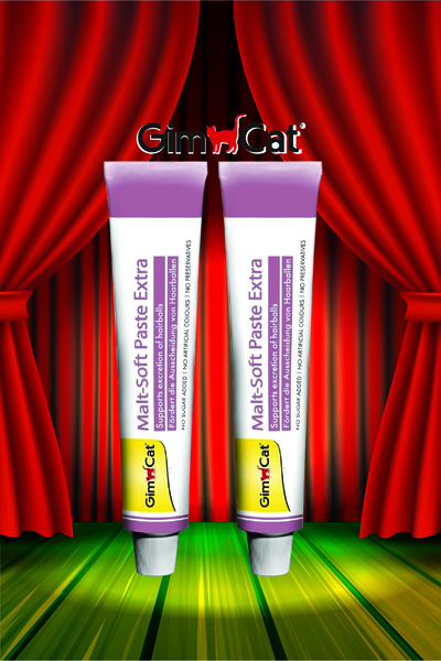 Gimcat Malt-soft Extra Tüy Yumağı Önleyici Kedi Macunu 20 gr 2'li Paket