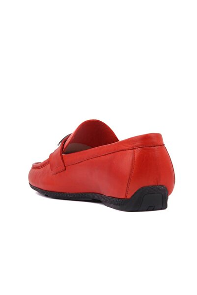 SailLakers - Red Men's Casual Leather Shoes 101-3477-5121