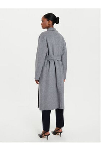 BOSS Women Wool Coat 50521160 Gray