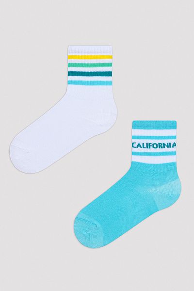 Penti Αγόρι κάλτσες California White 2-Pece