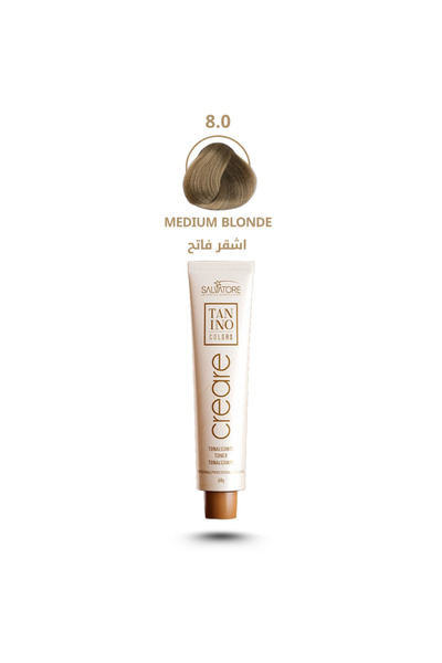 Salvatore Cosmetics صبغة شعر خالية من الأمونيا بلون أشقر فاتح 8.0