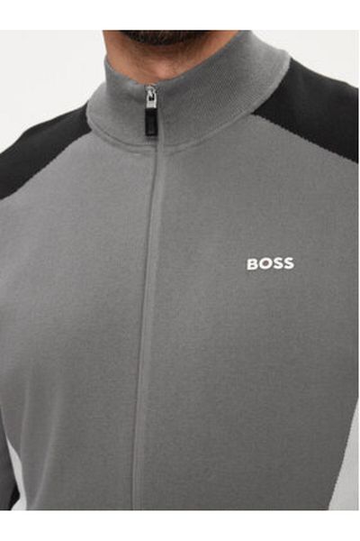 BOSS Mens Sweatshirt 50504948 Gray