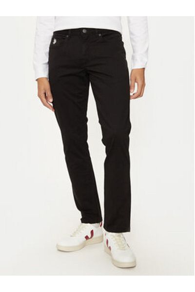 U.S. Polo Assn. us polo assn Men's Fabric Trousers MUP3385-M12 Black