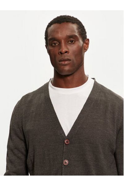 Brave Soul Men's Cardigan MK-162GHAZALI Gray