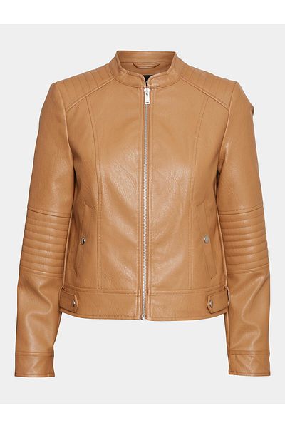 Vero Moda Jachetă din piele ecologică pentru femei 10300241 maro