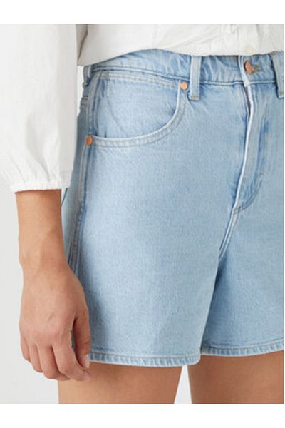 WRANGLER Pantaloni scurți din denim pentru femei W25H3832W 112332447 Albastru cer