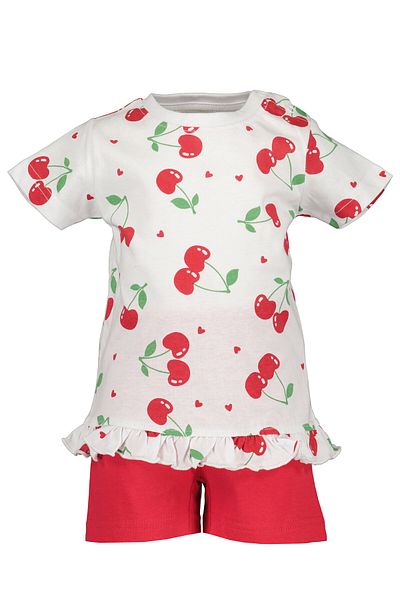 Blue Seven Girl T-shirt and shorts set 914513 X White, Red