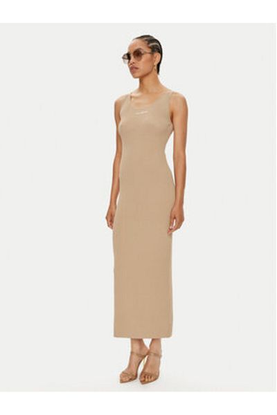 Karl Lagerfeld Women's Summer Dress 245W1332 Beige