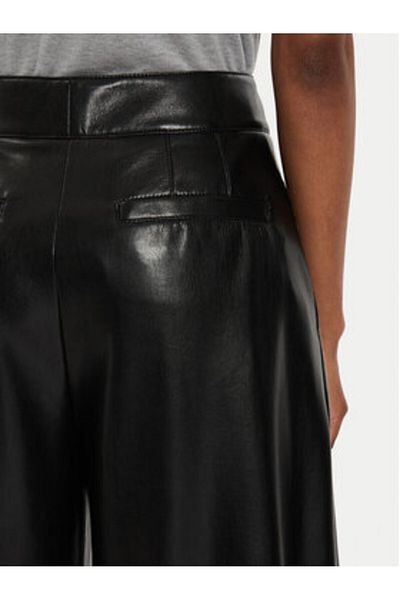BOSS Women's Faux Leather Trousers 50518463 Black