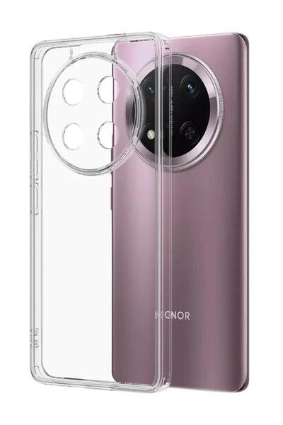 HANPORIUM جراب سيليكون شفاف متوافق مع Honor X9C - غطاء حماية كامل مرن مع حماي...