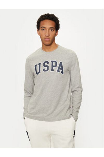 U.S. Polo Assn. us polo assn Mens Longsleeve MUP2184-G59 Gray