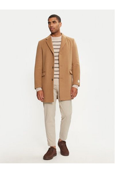 Calvin Klein Men's Wool Coat K10K113664 Beige