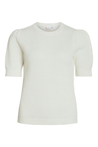 VILA Women's Sweater 14084421 White