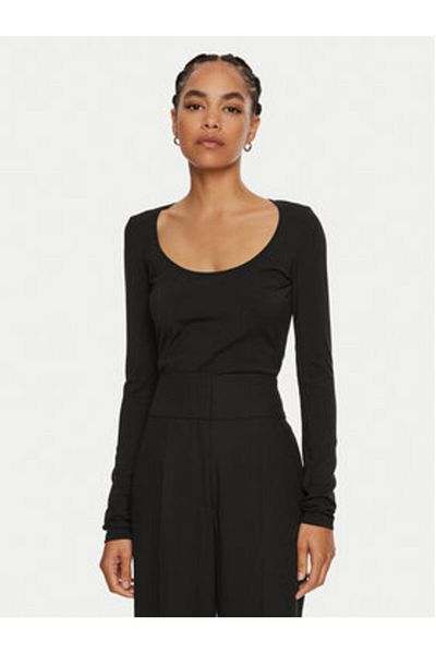 BOSS Bluză de damă 50512849 Negru