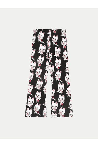 Coccodrillo Girl's Cloth Trousers ZC4122101LGD Black