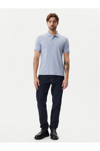 Calvin Klein Polo pentru bărbați K10K114135 Albastru deschis