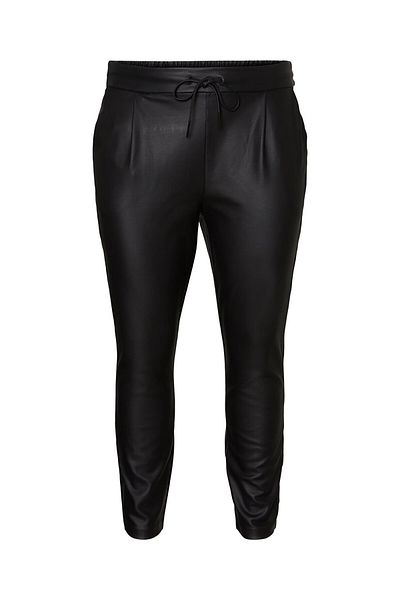 Veromoda Curve vero moda curve Women's Faux Leather Pants 10225775 Black