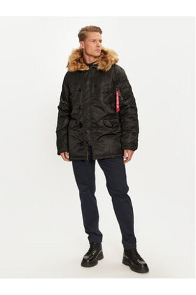 Alpha Industries Men's Winter Jacket 103141 Black