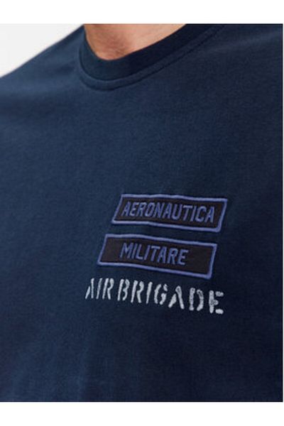 Aeronautica Militare Men's Longsleeve 232TS2127J584 Navy Blue