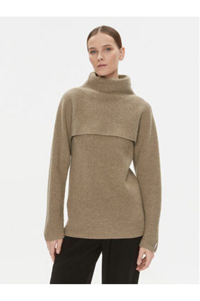 Calvin Klein Women's Turtleneck K20K205986 Brown