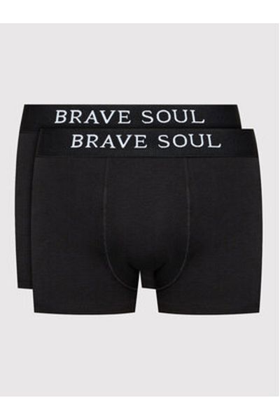 Brave Soul Men's Set of 2 pairs of boxers MBX-18JOSHUAB Black