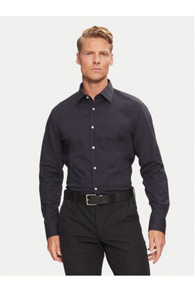 BOSS Cămașă bărbătească 50527198 Bleumarin