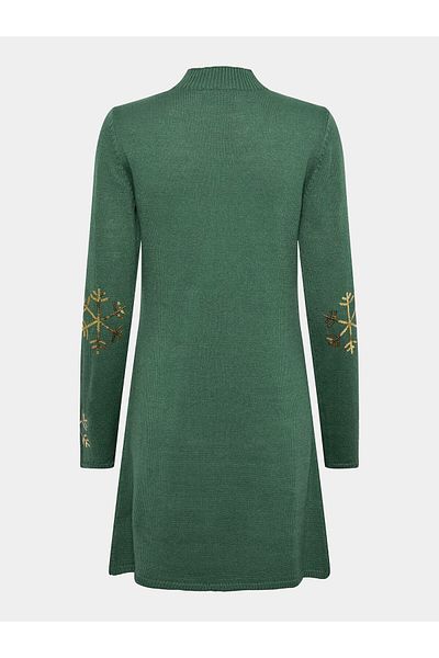PIECES Women's Knitted Dress 17136436 Green