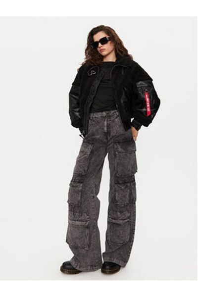 Alpha Industries Geacă bomber pentru femei 148001 neagră