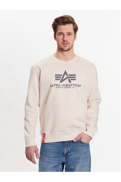 Alpha Industries Men's Sweatshirt 178302 Ecru