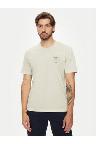 Aeronautica Militare Tricou bărbătesc 242TS2302J652 bej