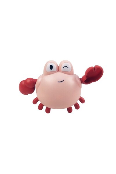 Flippy Bath Toy for Children, Flippy, Pink Crab