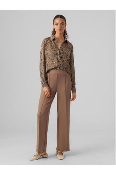 Vero Moda vero moda Pantaloni din material textil pentru femei 10296830 Maro