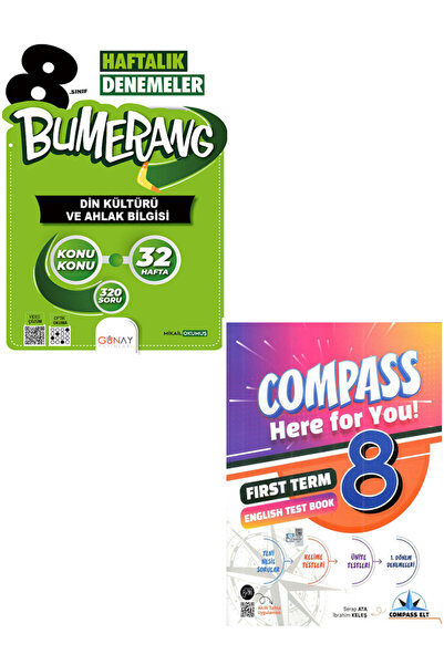 Efsane Yayınları 8.Sınıf Günay Bumerang Din Kültürü 32 Haftalık Denemeler + İ...