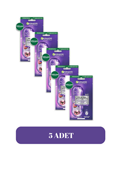 Garnier Pro-retinol Ampoule Maske 19 gr 5x