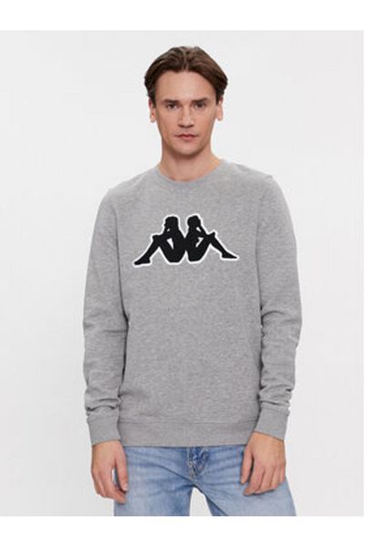 Kappa Mens Sweatshirt 3032BZ0 Gray