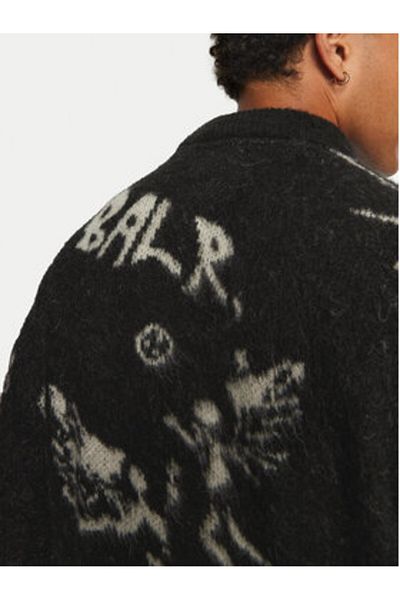 BALR Men's Cardigan B1276.1002.102 Black