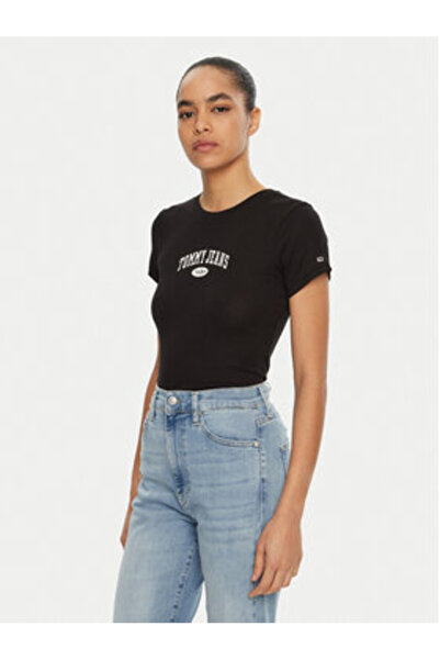 Tommy Jeans Tricou damă DW0DW19435 negru