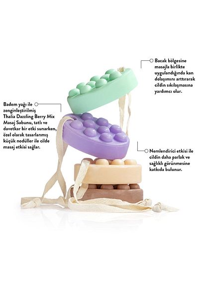 ROSSMANN Dazzling Berry Mix Massage Soap with Intensive Moisturizing Effect 110g