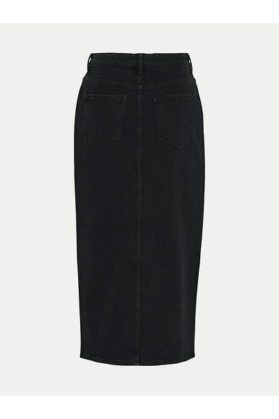 VILA Fustă din denim pentru femei vila 14099736 Negru