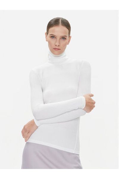 Calvin Klein Pulover cu guler înalt pentru femei K20K206053 Alb