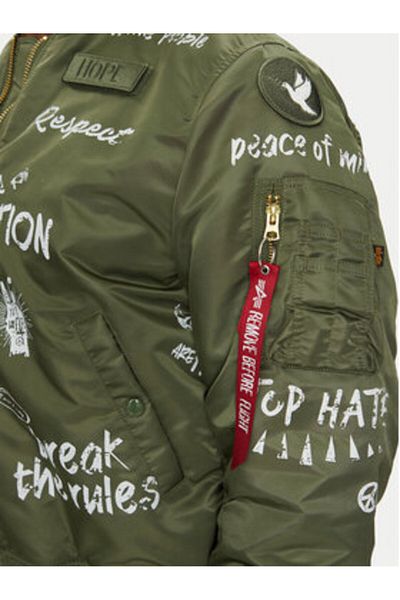 Alpha Industries Geacă bomber bărbătească 156136 verde