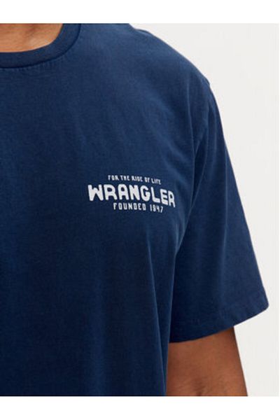 WRANGLER Tricou bărbați Wrangler 112350530 bleumarin