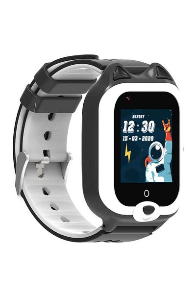 Techone KT22+ Pro 4G GPS smartwatch for kids, Black