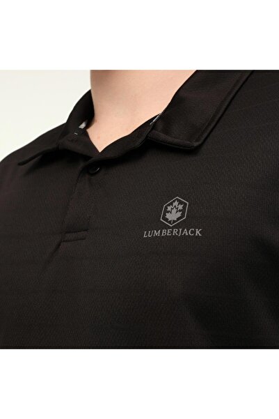 lumberjack Mb Ct461 Sherman T-sh 5fx Μαύρο ανδρικό κοντομάνικο μπλουζάκι