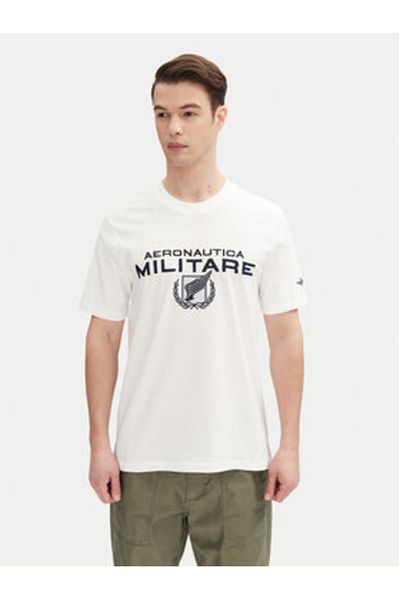 Aeronautica Militare Tricou bărbătesc 251TS2379J674 Alb