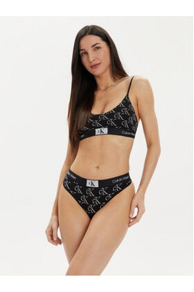 Calvin Klein Lenjerie intimă Calvin Klein Tanga pentru femei 000QF7221E Negru