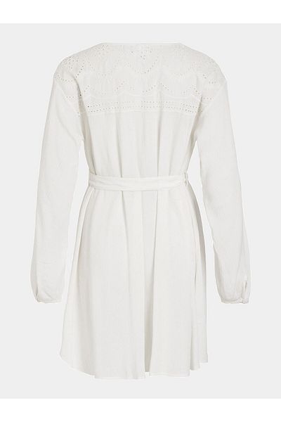 VILA Women's Summer Dress 14092006 Ecru