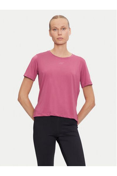 4F Tricou tehnic pentru femei 4FWAW24TFTSF1012 roz