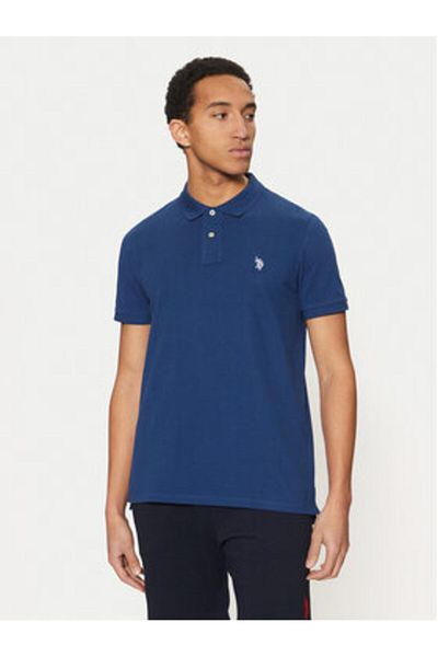 U.S. Polo Assn. Tricou polo pentru bărbați US Polo Assn MUP3312 Bleumarin